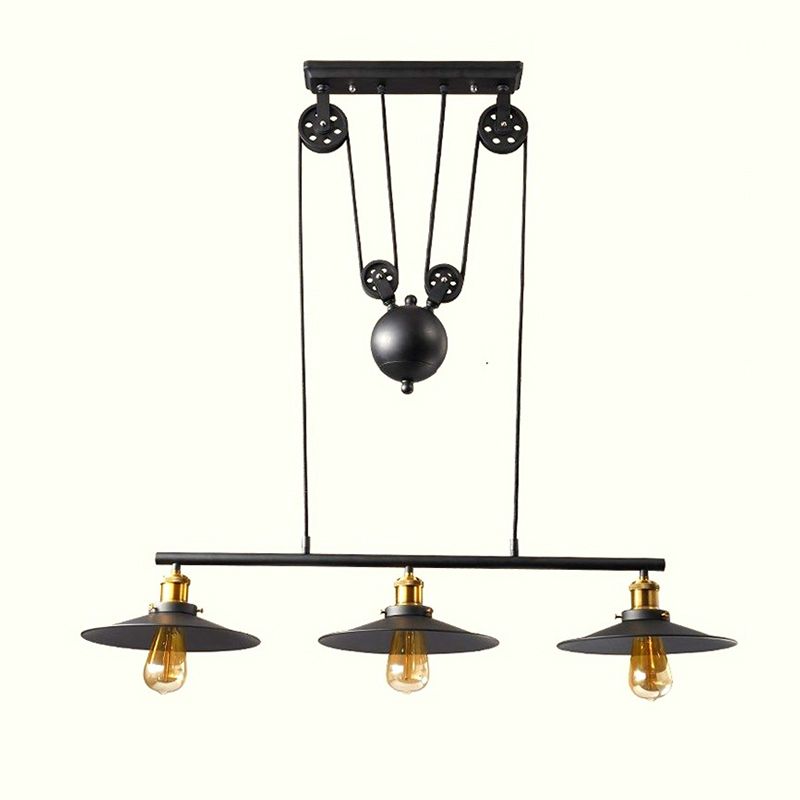 Metal 3 Lights Island Lighting Lighting Farmary Island Lights para bares y comedor