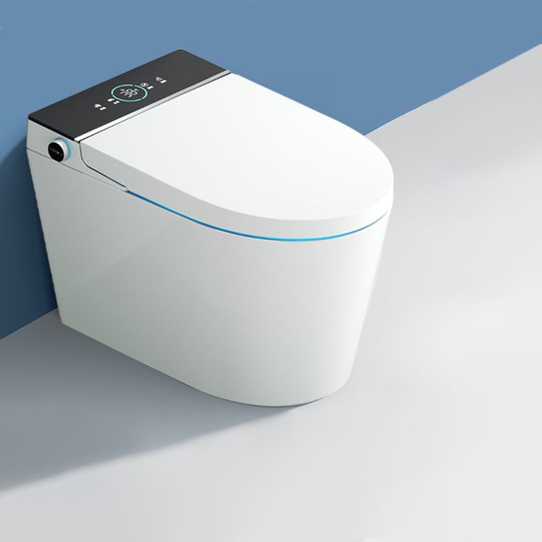 Modern Floor Mount Urine Toilet White Siphon Jet Toilet Bowl with Toilet Seat