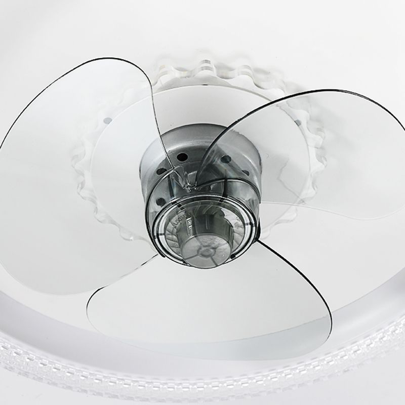 2 Light Ceiling Fan Lighting Modern Style Metal Ceiling Fan Light for Kitchen