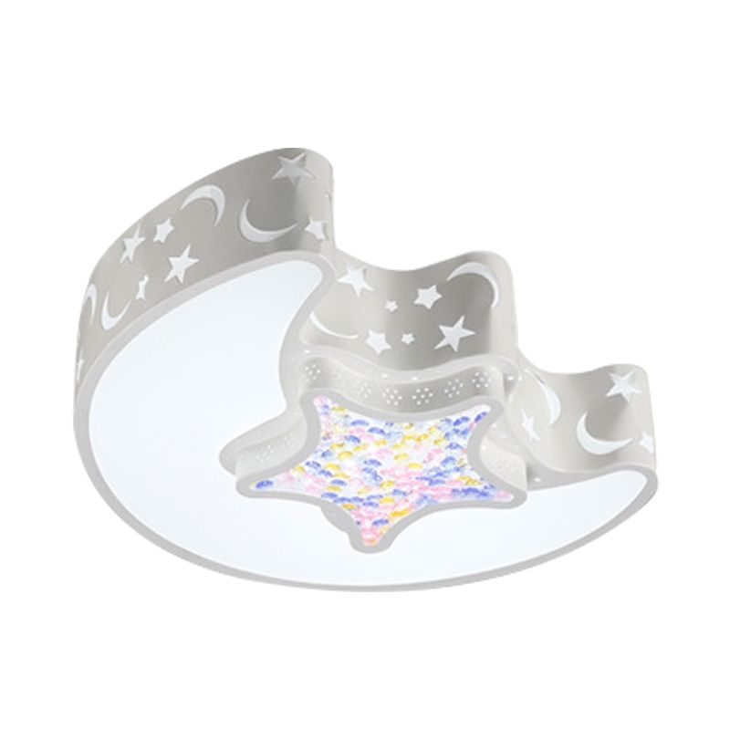 Art Deco Flush Mount Light Acrylic Ceiling Light Fixture for Kindergarten