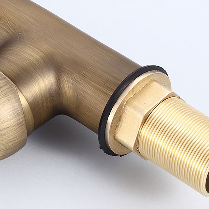 Traditional Kitchen Faucet Solid Brass High Arc Standard Kitchen Faucets Single Handle