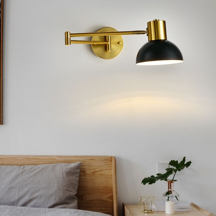 Geometric Shade Metal Wall Sconce Modern Style 1 Light Wall Mount Light Fixture