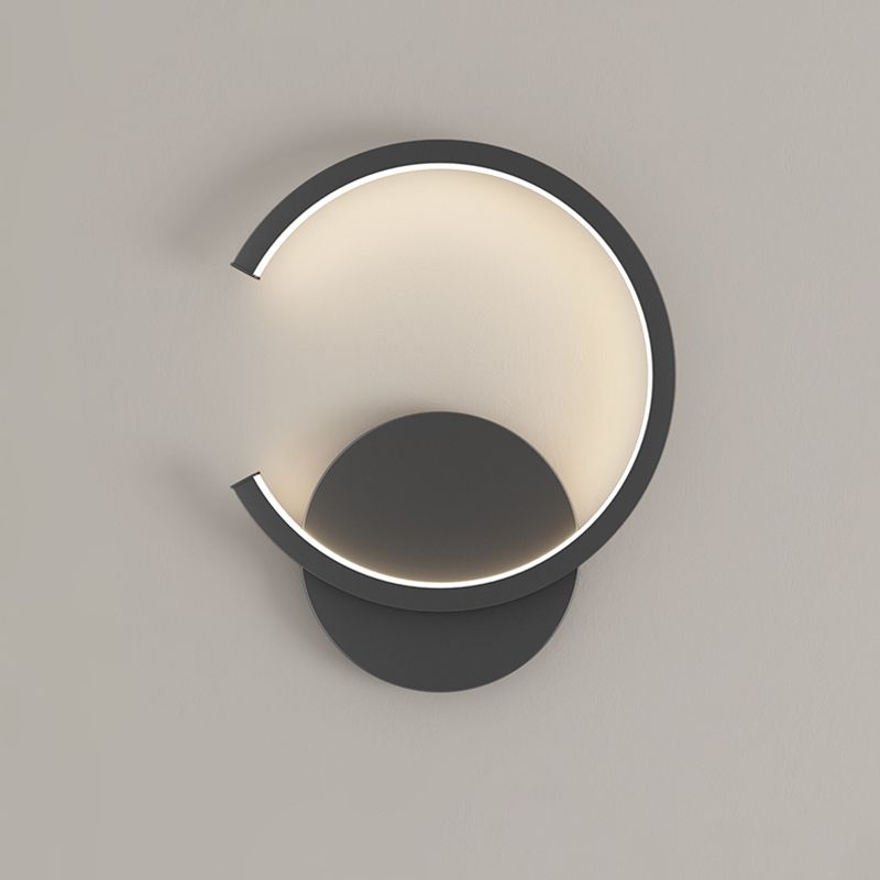 Modern Minimalist Style Regular Wall Mounted Light Fixture Metal 1 Light Wall Light Sconces for Living Room