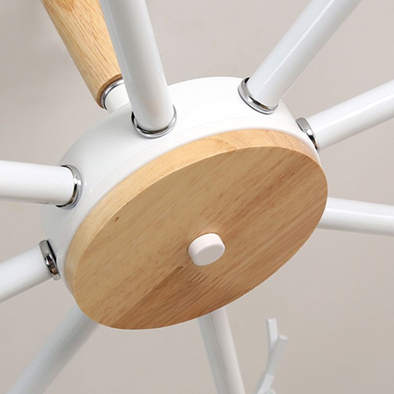 Luces de lámpara de araña de forma de asta de la lámpara de araña de madera moderna