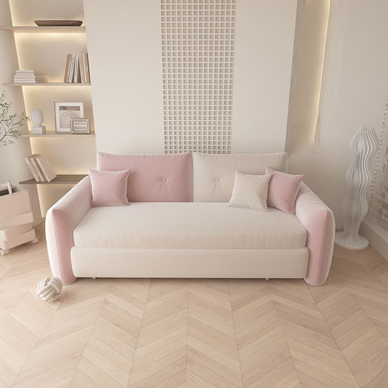 Contemporary Foldable Futon Sleeper Pink Futon Sleeper Sofa Bed