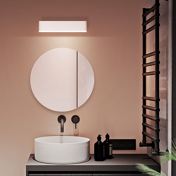 Application de lumière murale rectangulaire Appiculture de métal de style minimaliste moderne