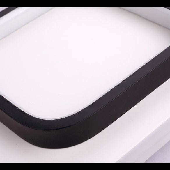 Lámpara de techo de montaje empotrado de estilo nórdico, iluminación LED de montaje empotrado con forma geométrica para dormitorio
