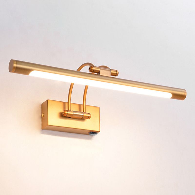 Modern Minimalist Style Cylindrical Vanity Wall Light Fixtures Metal Vanity Lights for Toilet