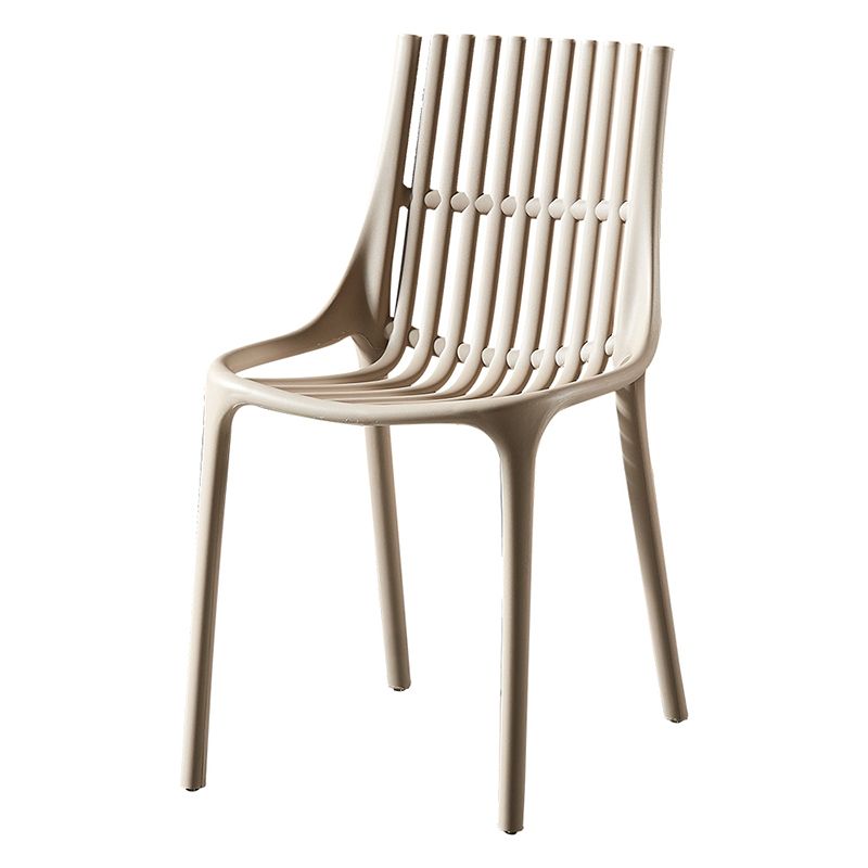 Modern Indoor-Outdoor Chair Plastic Stacking Outdoors Dining Chairs