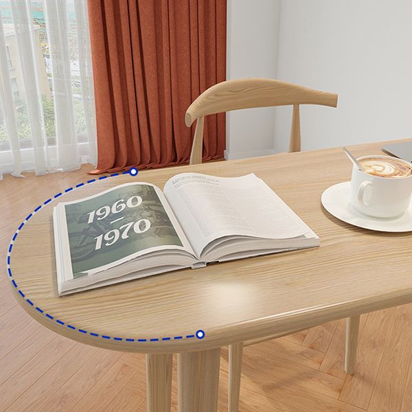 Modern Trestle Base Bar Table Set 1/2/3 Pcs Solid Wood Bar Table and Stools