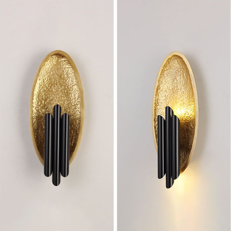 Accesorio de iluminación de pared de lámpara de montaje de pared de metal contemporánea para sala de estar
