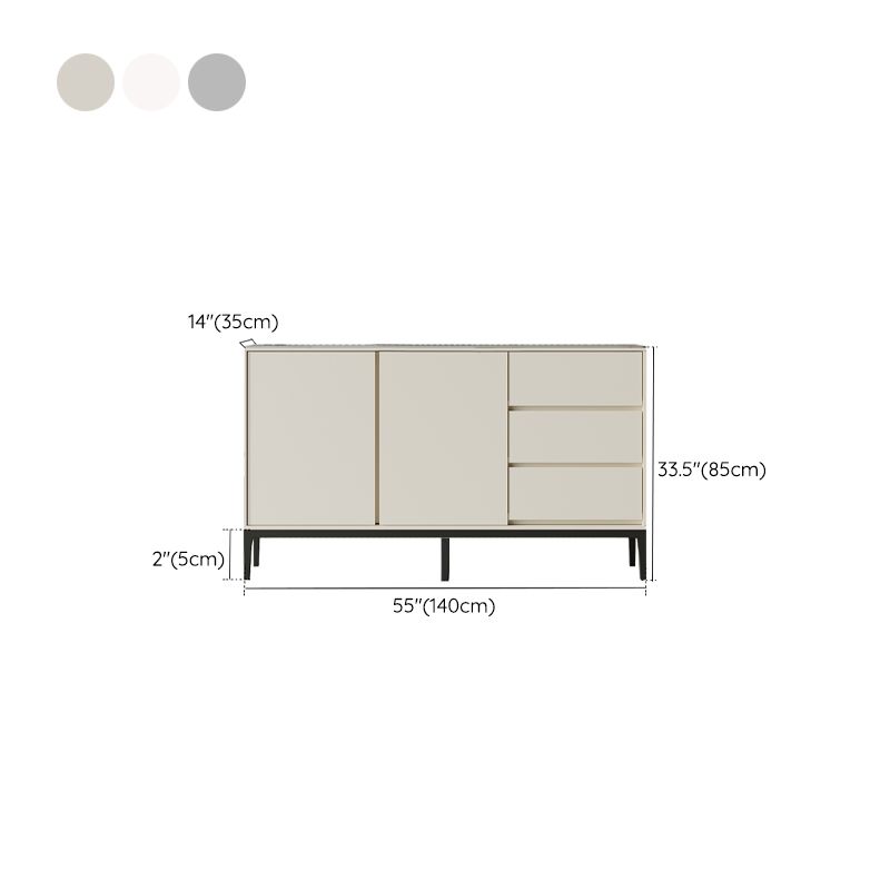 13.65-inch Width Storage Chest Contemporary Stone Storage Chest Dresser