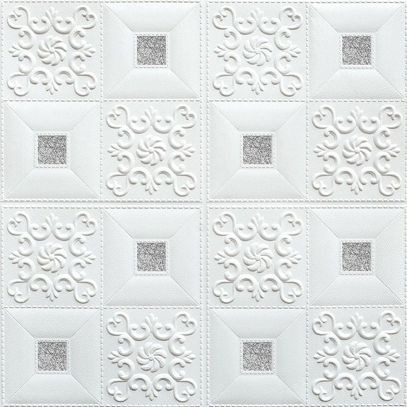Modern Wall Paneling Foam 3D Embossed Peel and Stick Wall Panel