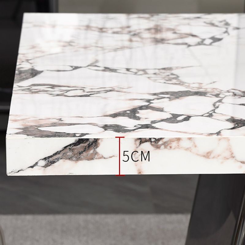 Stone Top Dining Table Set 1/4/5/7 Pieces Dinette Set for Dining Room