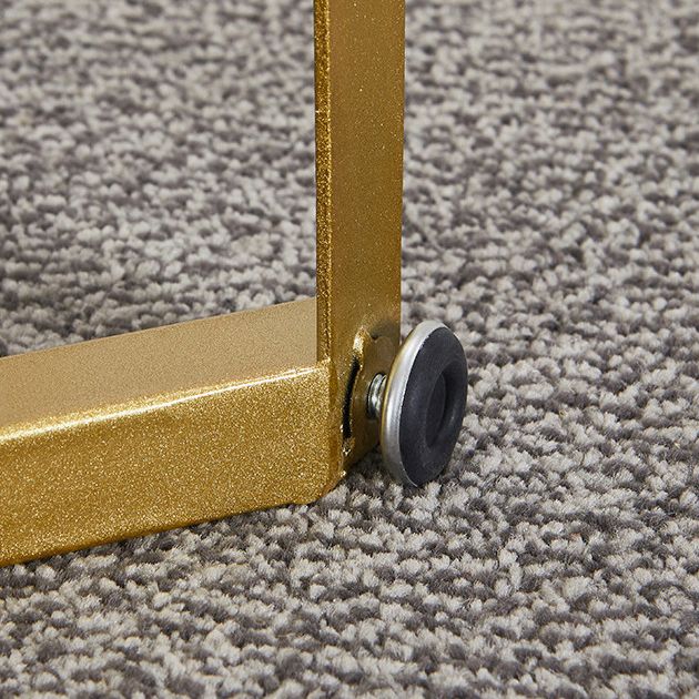 31.5" Tall Glam Accent Table 1-shelf Marble Console Table for Hall