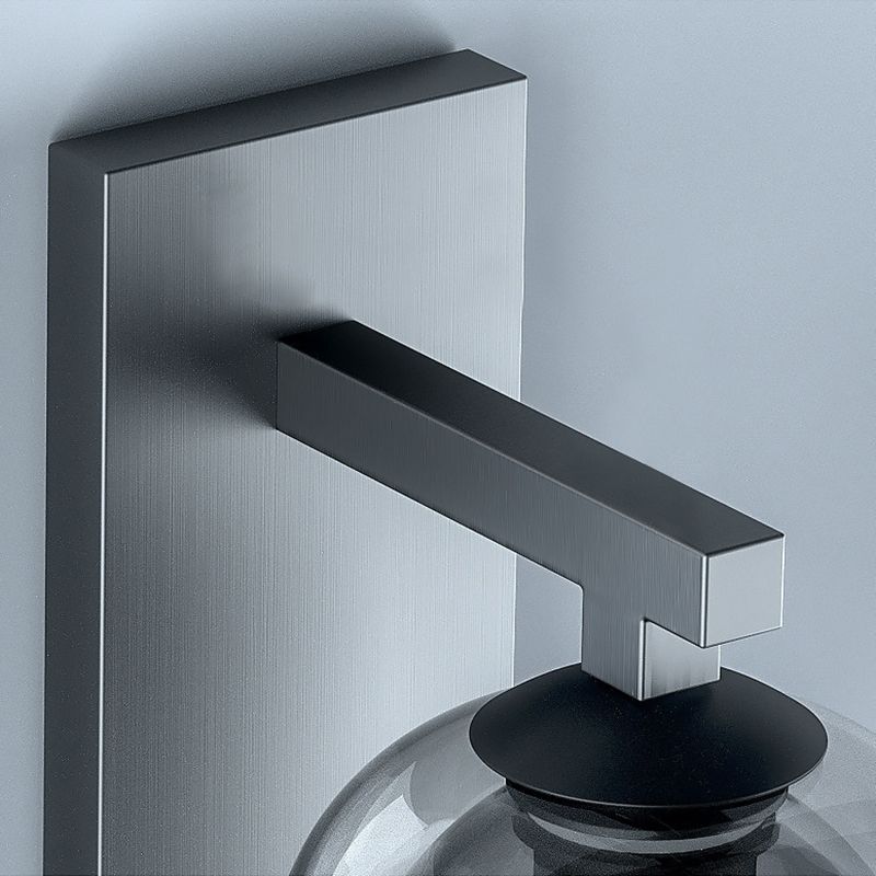 13.5" H Double-layer Glass Shade Creative Wall Lamp Single Bulb Modern Simplicity Bell Shaped Sconce Light