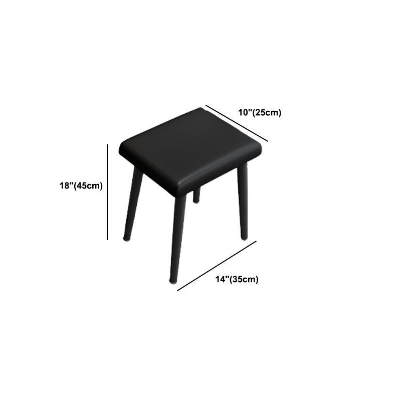 Contemporary Stone Makeup Dressing Table 2-Drawer Vanity Table Set