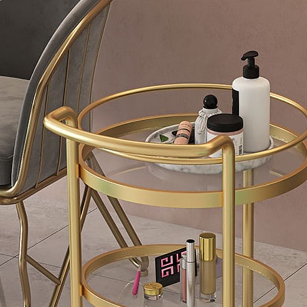 Modern Metal Rolling Prep Table Rectangular Prep Table for Home Use