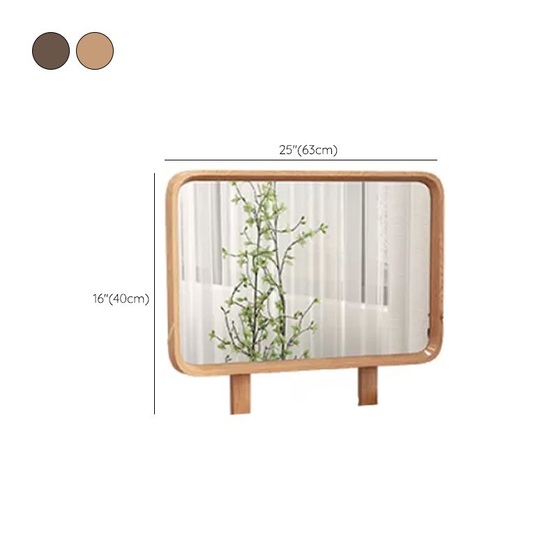 Traditional 3-Drawer Makeup Vanity Desk Solid Wood Vanity Dressing Table