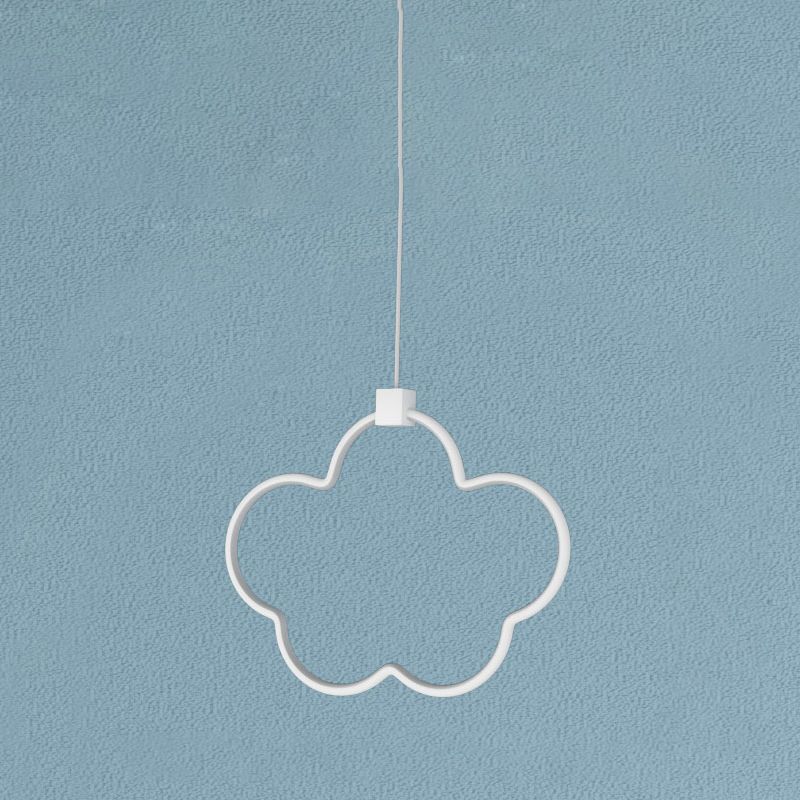 Pendre à LED linéaire blanc Lumière suspension en métal décoratif pour la salle des enfants