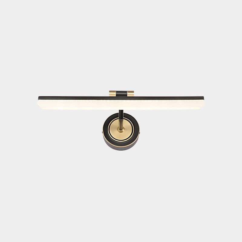 Swing bras LED Bath Board minimalisme Murmalisme en acrylique Mur Vanité Lumière pour la salle de bain