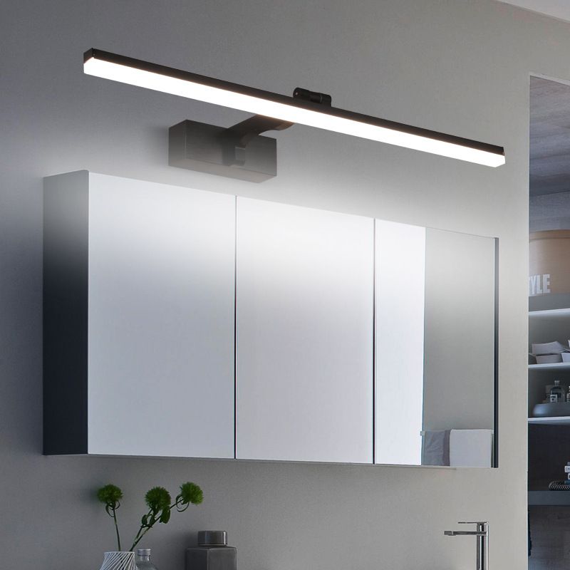 Metal Linear Wall Vanity Light Modern Style 1 Light Vanity Lighting Ideas