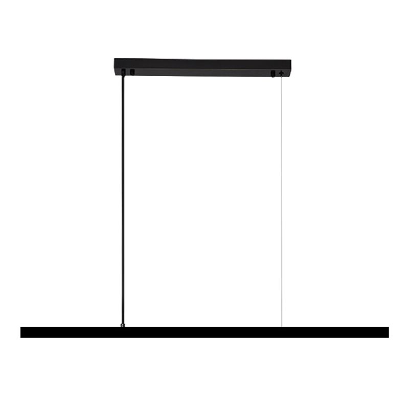 Modern Copper Island Lighting Fixtures Linear 1-Light Restaurant LED Suspension Lamp