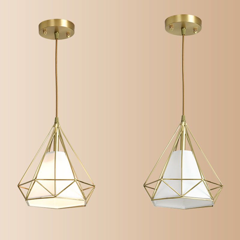 3 Lichthängeleuchte mit Käfigschatten, Nordic Simple Style Cluster-Anhängerlicht für Innenräume