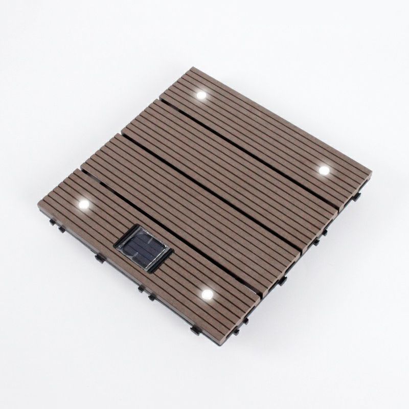 Striped Pattern Patio Flooring Tiles Square Snapping Flooring Tiles Floor Board