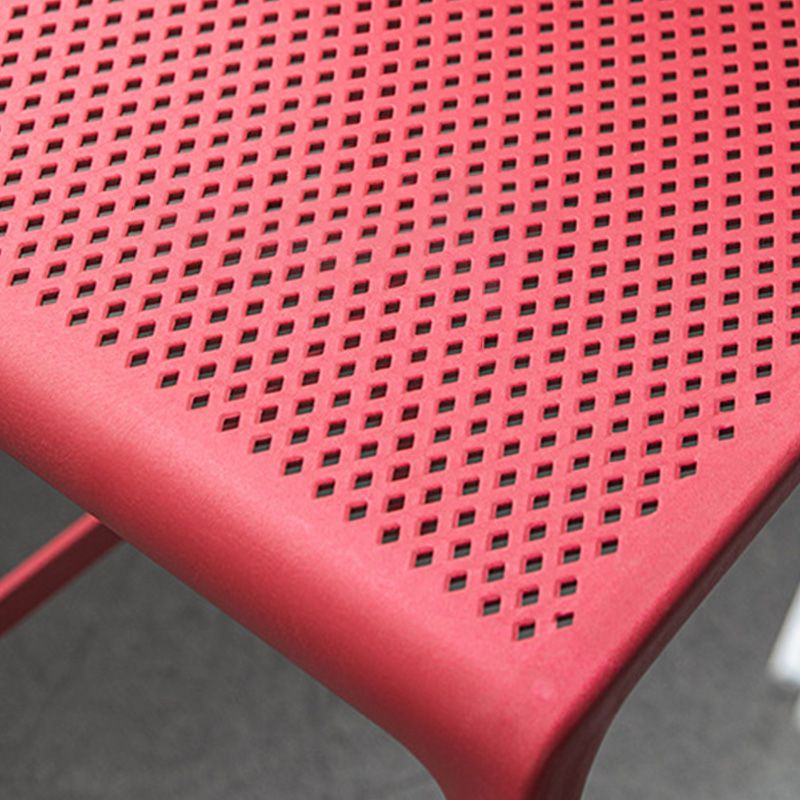 Nordic Style Bar-stool Plastic Counter Bar Stool with 4 Legs for Home