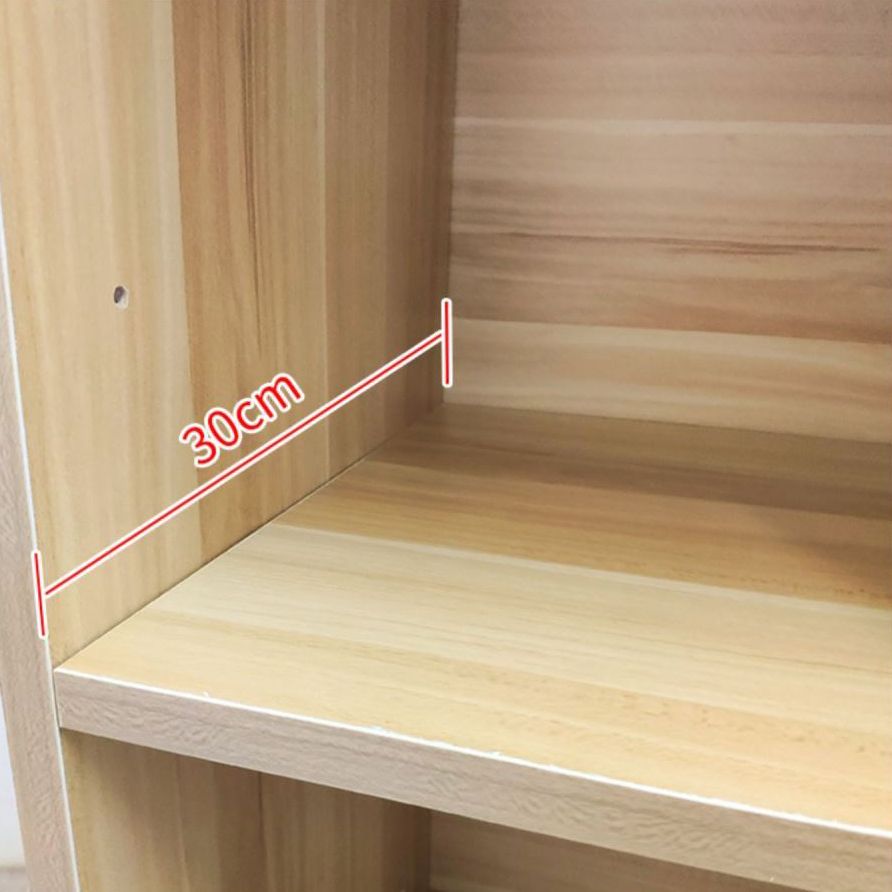 11.81"W Bookshelf Closed Back Contemporary Style Bookcase for Home Office