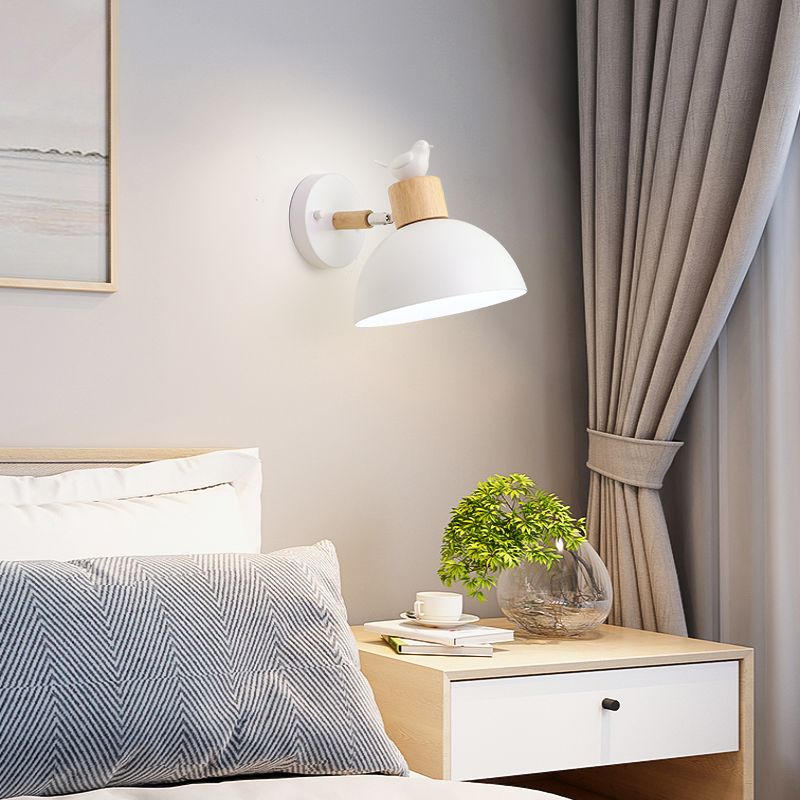 1-licht wandkandelaar Moderne macaron-stijl metalen wandverlichting voor eetkamer