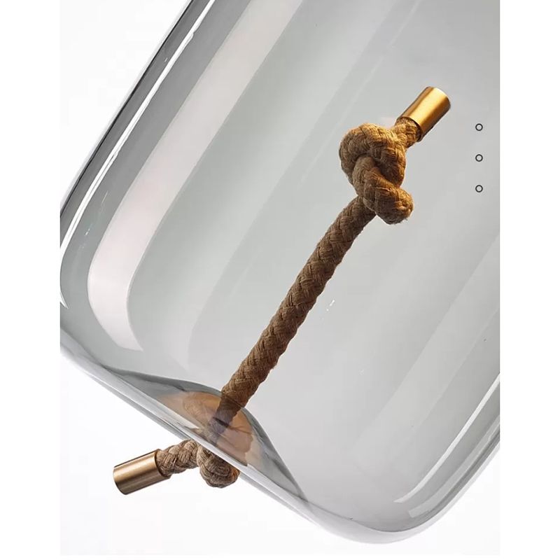 Modern plafond hanglamp met schaduwglas 1 lichte druppel hanger