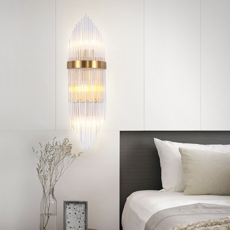 Wall Mount Lighting Modern Crystal Wall Mounted Lamps for Living Room