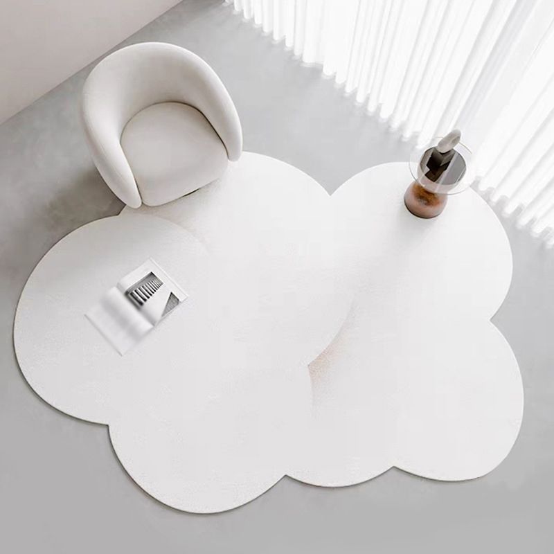 Tapis pur de couleur purement de tapis pure de tapis pure de tapis pur non split blanc pour salon pour le salon