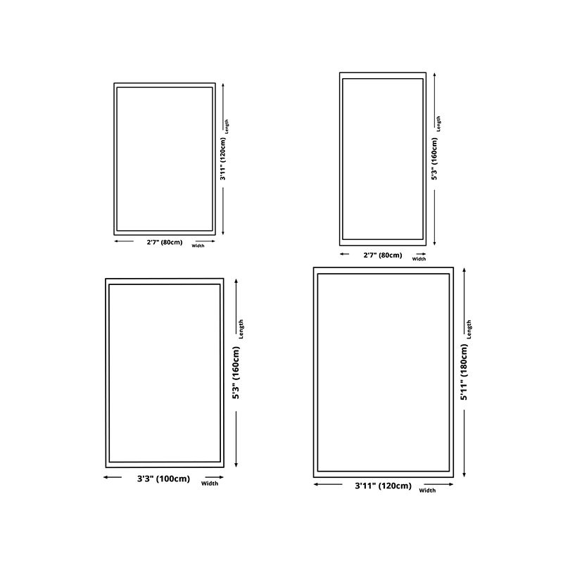 Simple Graffiti Print Rug Polyester Indoor Carpet Non-Slip Backing Carpet for Living Room