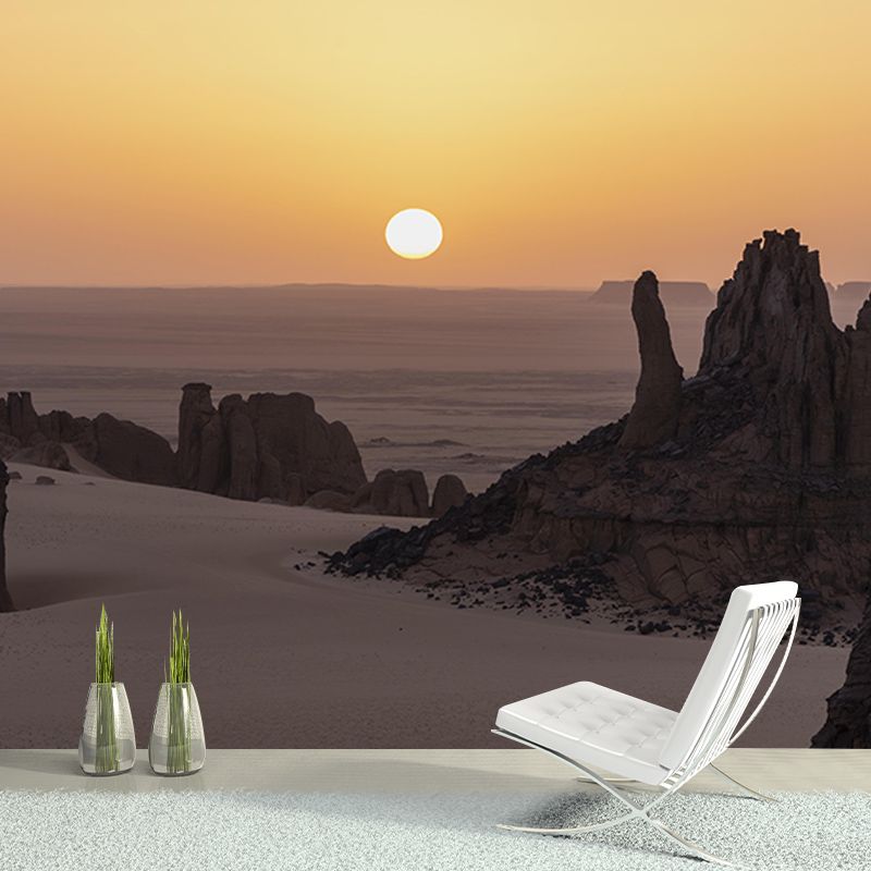 Room Wall Mural Wallpaper Modern Desert Mildew Resistant Wall Decor