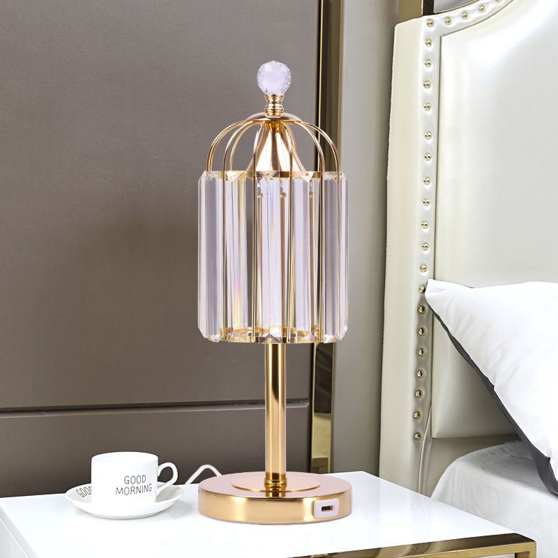 Cloche Crystal Prism LED lampe de nuit LAMPE VINTAGE LABRE ÉCLAIR