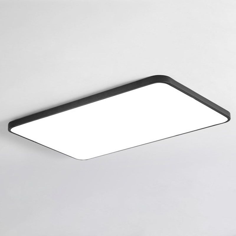 Rectangular Flush Mount Light Fixtures Modern Acrylic Flush Light