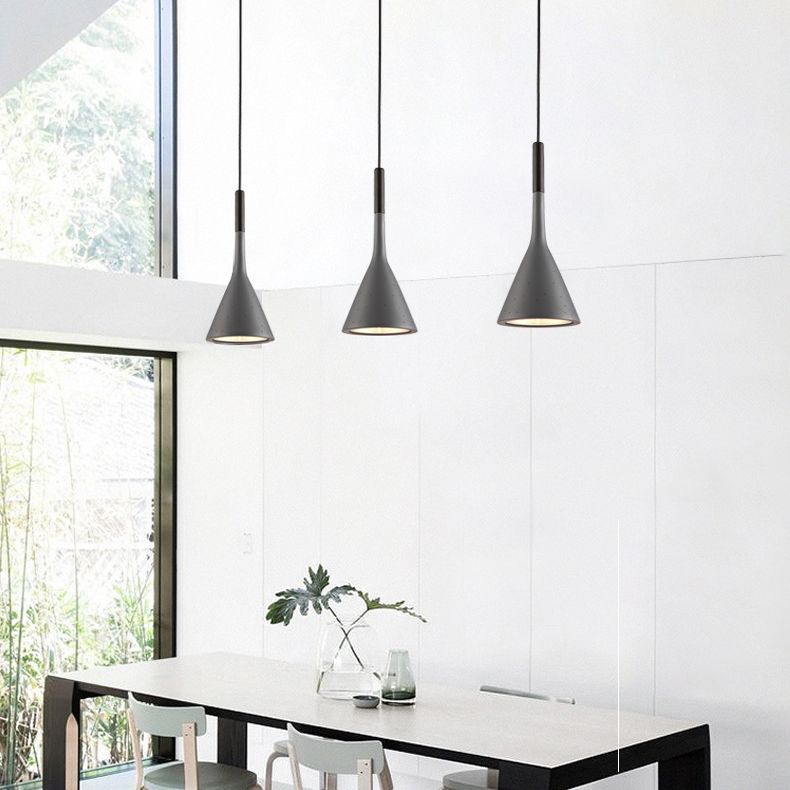 Hars taps toelopend hangende licht Noordse moderne stijl 1 lichte eettafel plafond hanglamp