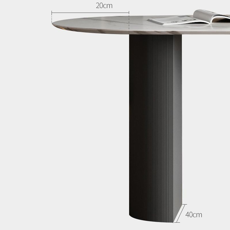 Modern Style Sintered Stone Dining Table Set White 1/5/7 Pieces Dining Set for Home Use