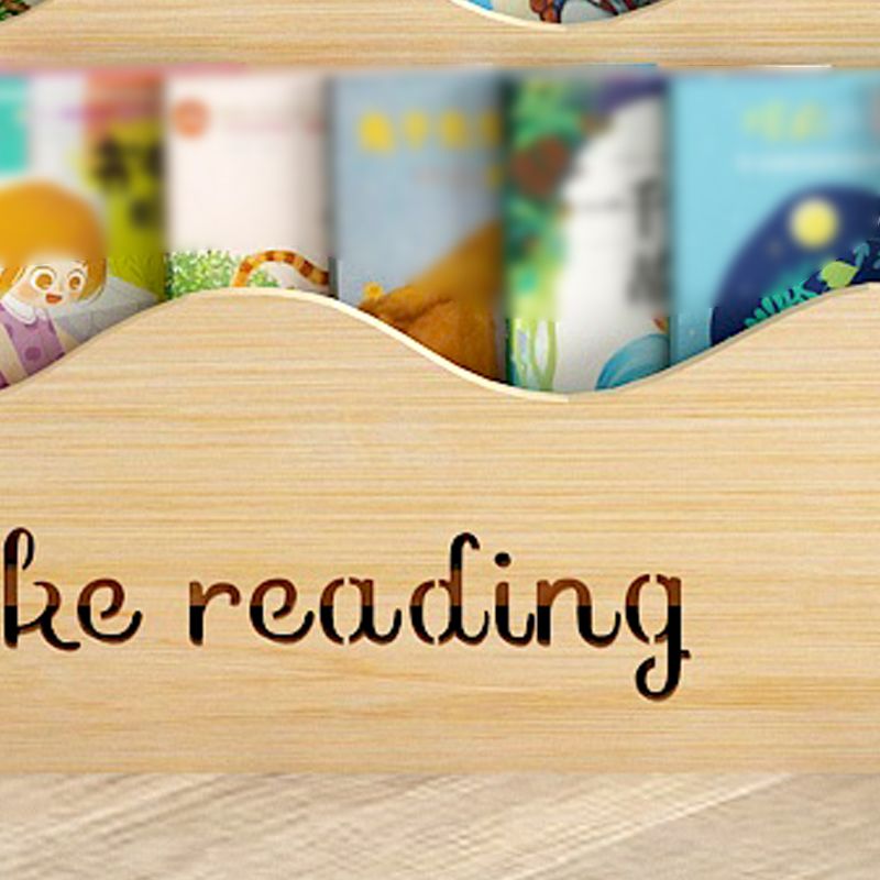 Leiter Bücherregal Solid Wood Contemporary Style Bookshelf für Lernraum