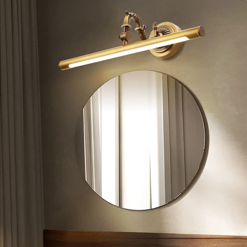 Fidutri di illuminazione da vanità a parete di lussuoso a parete di lusso di metà secolo per il bagno