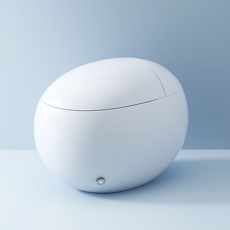 Contemporary One Piece Toilet Concealed Tank Toilet Bowl with Slow Close Seat for Washroom