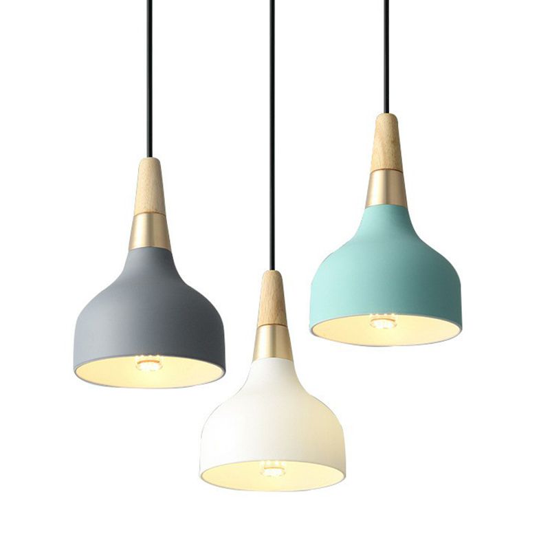 Drop-artige Multi-Pendelleuchte Nordic Metal 3 Lampen Esszimmerhängeberechnung Leuchte