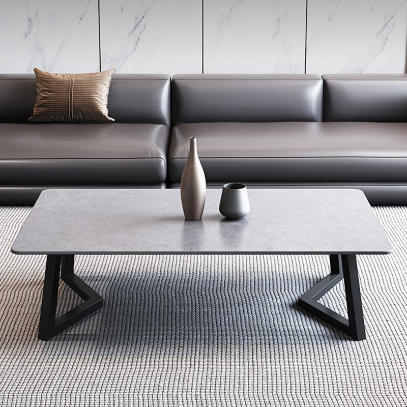 Slate Rectangular Coffee Table Ornate Coffee Table for Living Room