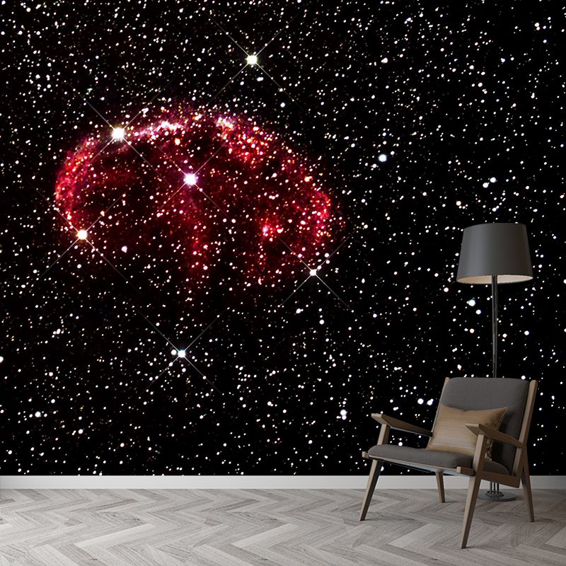 Universe Photography Mildew Resistant Wallpaper Environmental Sleeping Room Wall Mural