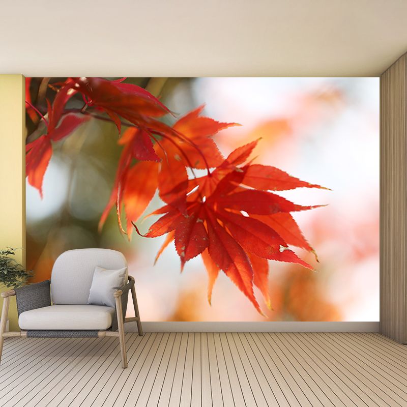Autumn Leaves Mural Decal Waterproofing Wall Decor for Sitting Room Bedroom