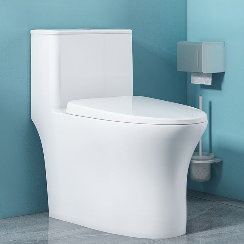 Modern Floor Mounted Toilet Slow Close Seat Included Toilet Bowl for Bathroom