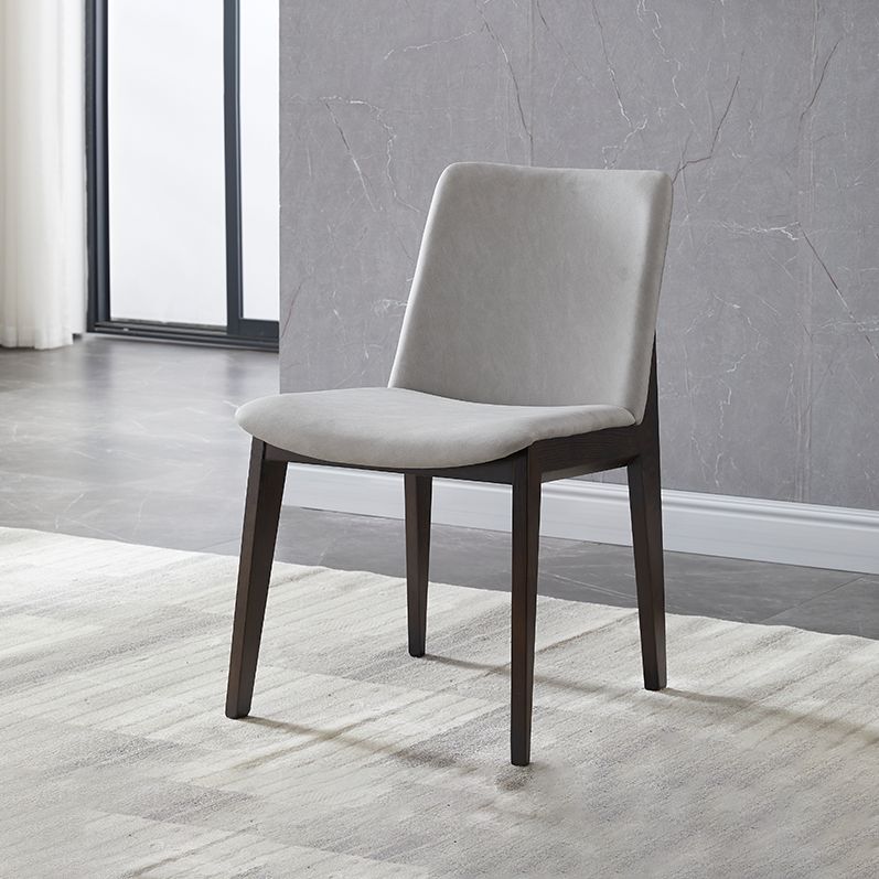 Wood Industrial Restaurant Dining Side Chair Parsons Matte Finish Dining Side Chair